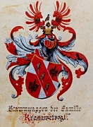 Das Wappen der Familie Kranawetvogl